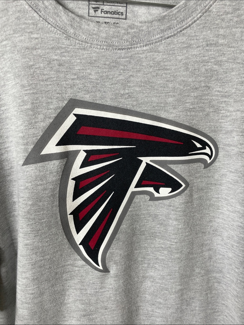 Fanatics Gray Atlanta Falcons Short-Sleeve Crewneck Tee. Great T for Falcon fans